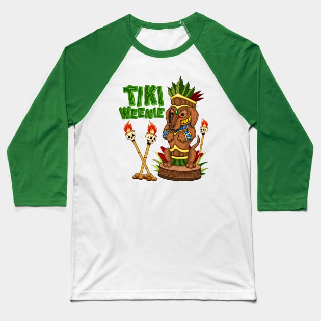 Tiki Weenie Baseball T-Shirt by Weenie Riot